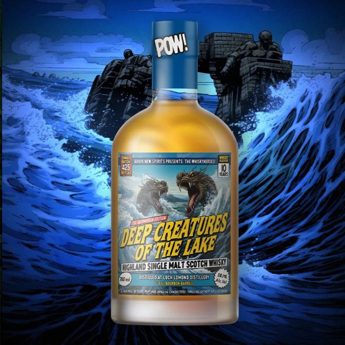 Brave New Spirits ‘WhiskyHeroes’ Deep Creatures of the Lake Inchmurrin 10-Year-Old, 58.1%