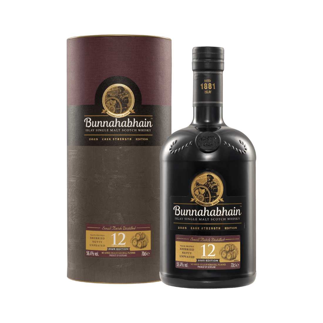 Bunnahabhain 12 - Year - Old Cask Strength Single Malt Whisky (2025 Release) - Whisky - Caviste Wine