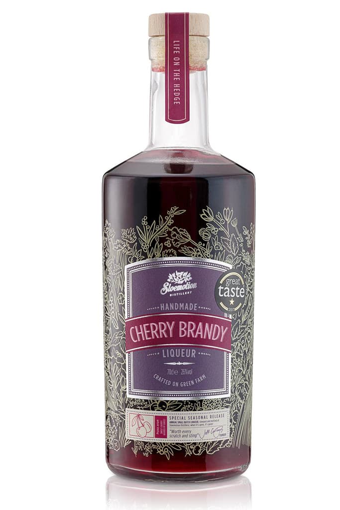 Bottle of Sloemotion Distillery Cherry Brandy, 26% - The Spirits Room