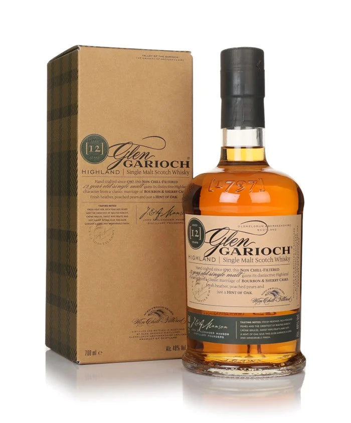 Glen Garioch 12-Year-Old Highland Single Malt Scotch Whisky, 48%