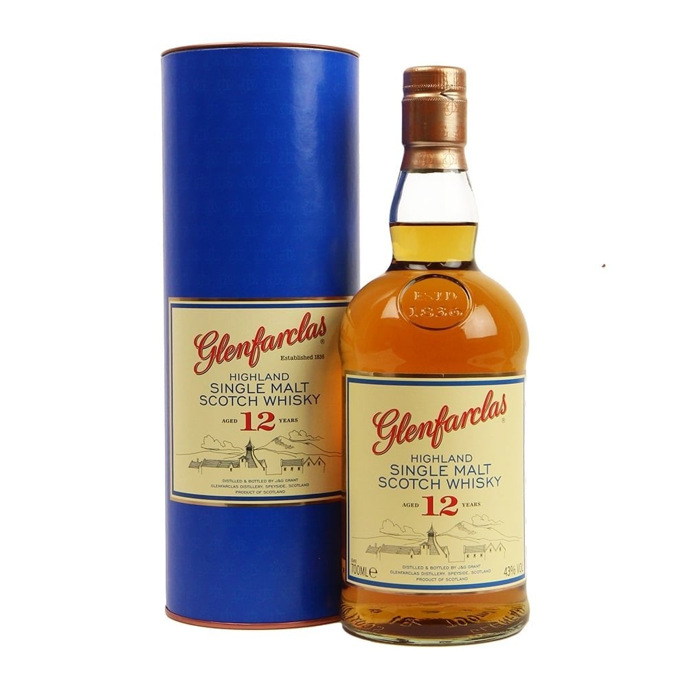 Bottle of Glenfarclas 12YO Single Malt Whisky - The Spirits Room