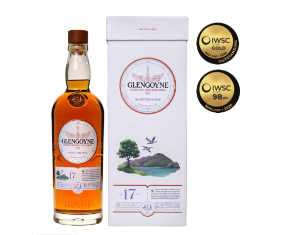 Glengoyne 17yr old Scotish Oak Single Malt Whisky, 51.6% ABV