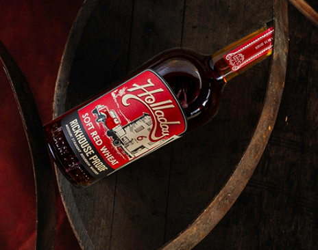 Holladay Soft Red Wheat Bourbon, Rickhouse Proof, 59.7% ABV