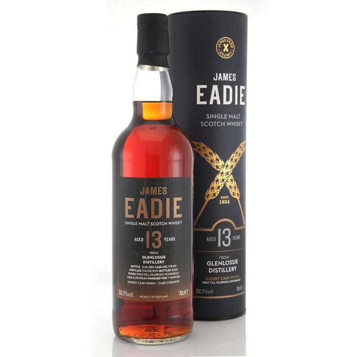 James Eadie Glenlossie 13-Year-Old 2024 Release Single Malt Whisky, 52.7%