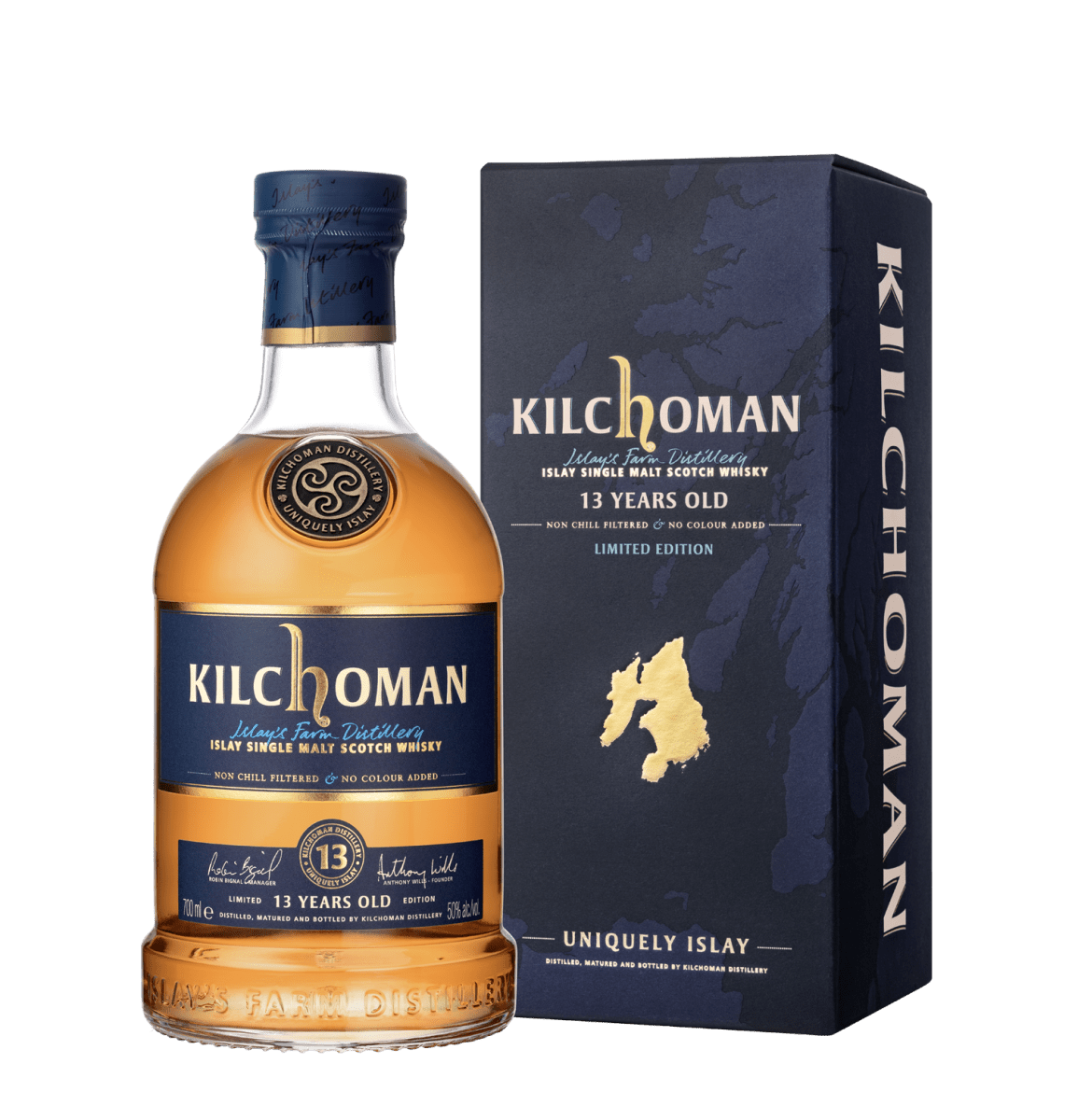 Bottle ofKilchoman 13-year-old 2025 Release Single Malt Whisky, 50.0%