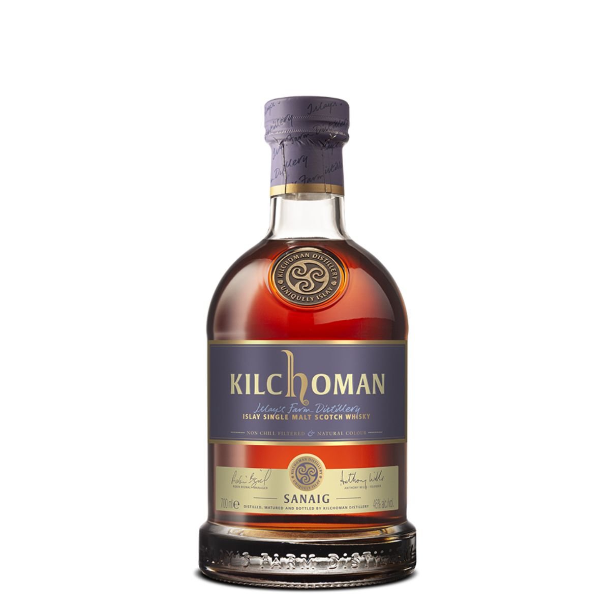 Bottle ofKilchoman Sanaig Islay Single Malt Whisky (20cl), 46%
