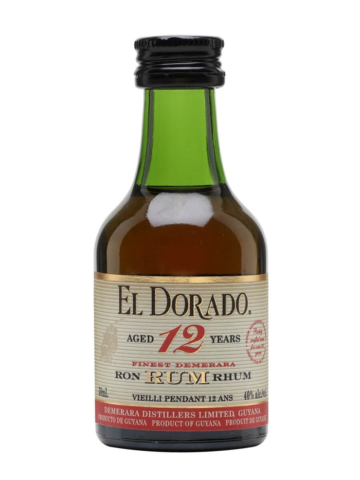 El Dorado 12 Year-Old Rum (5cl), 40%