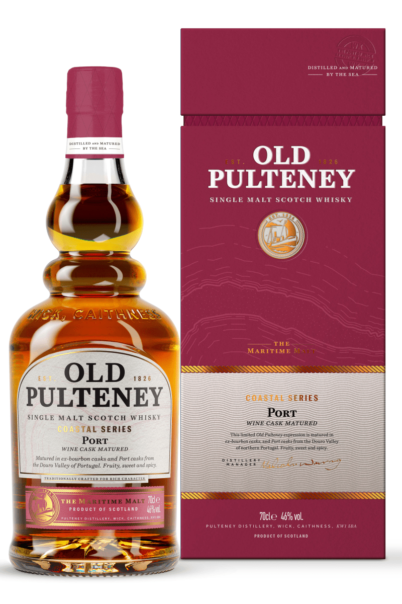 Bottle of Old Pulteney Port Cask Coastal Series #2 Single Malt Whisky - The Spirits Room