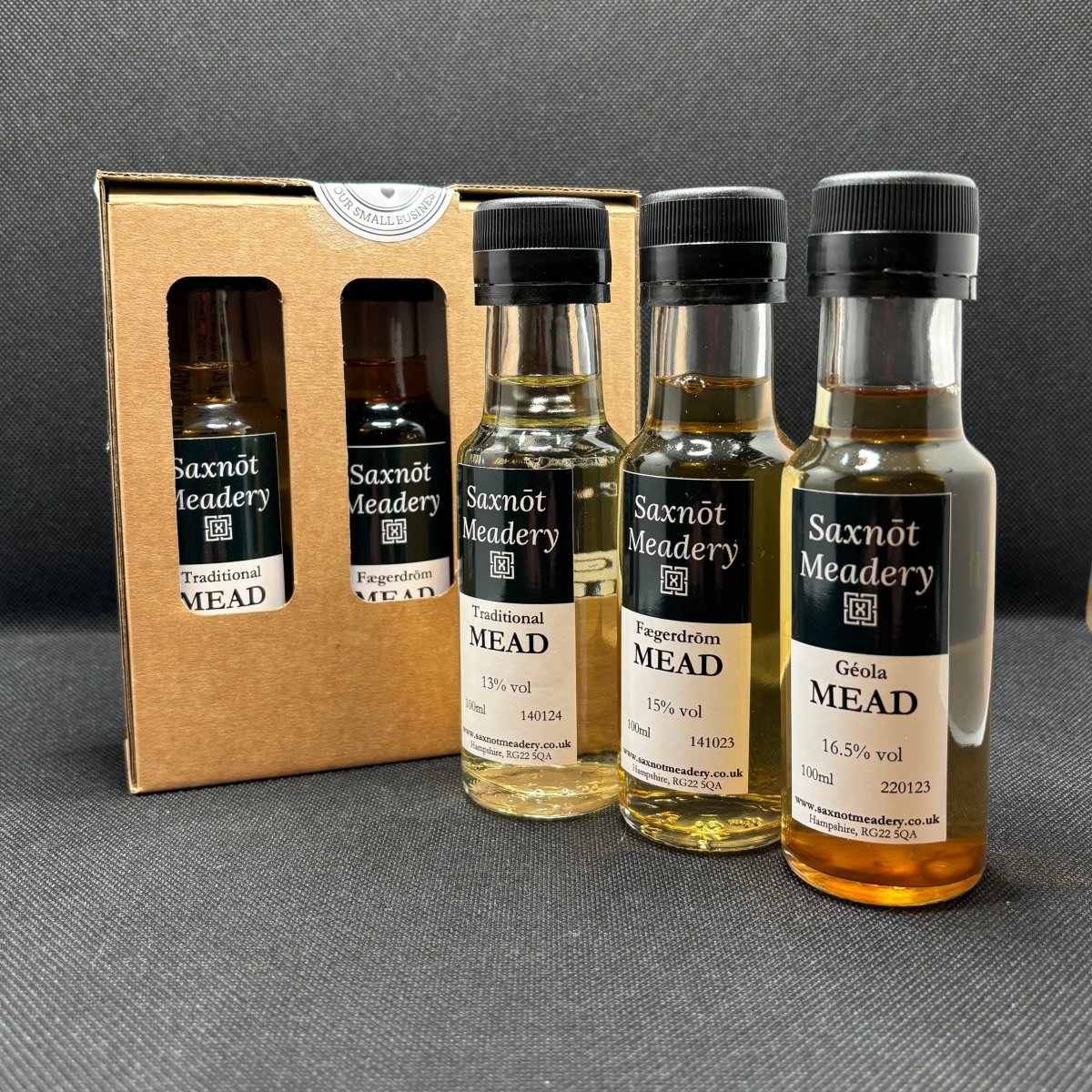Saxnot Meadery Sampler Gift Pack Mead (3x 10cl) - Liqueur - Caviste Wine