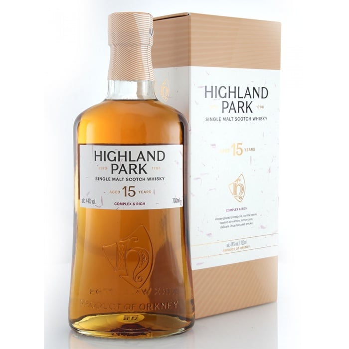 Highland Park 15-Year-Old Single Malt Whisky, 44%