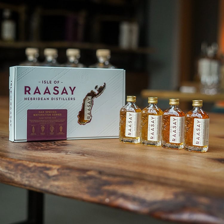 Isle of Raasay Oak Species Maturation Series Tasting Pack (4x5cl)