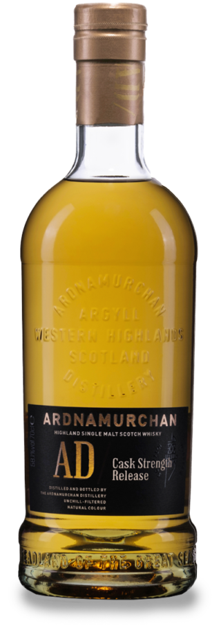 Bottle of Ardnamurchan AD Cask Strength Single Malt Scotch Whisky