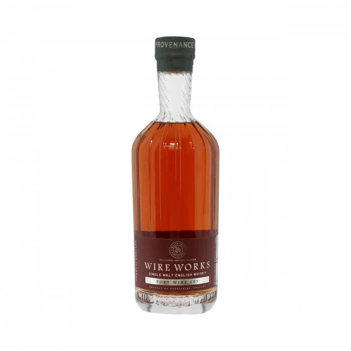 Bottle of Wire Works LBV Port Cask Finish Single Malt Whisky