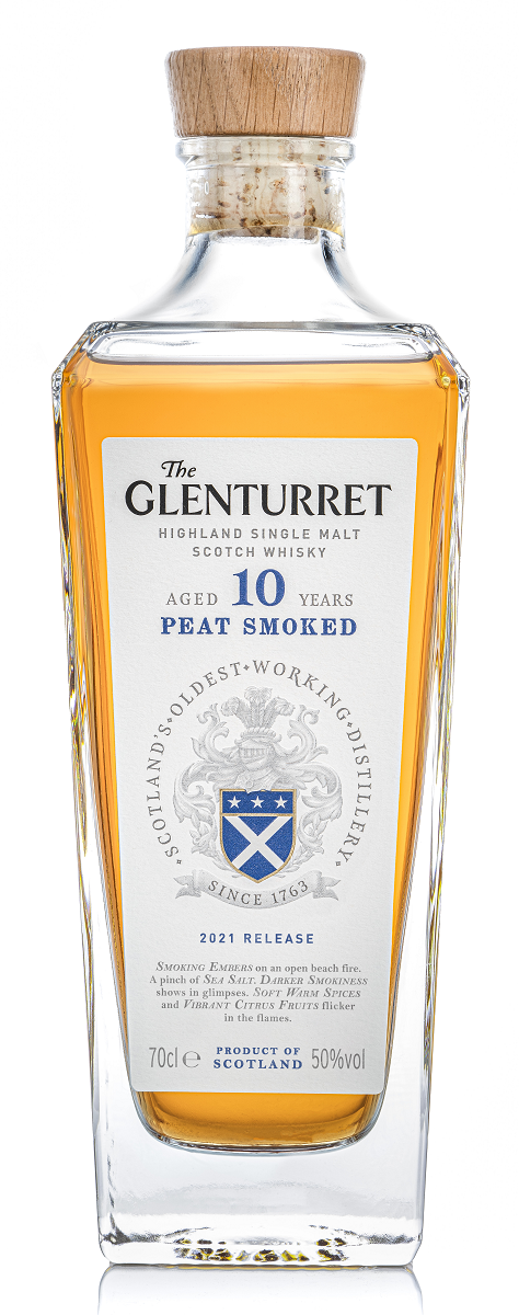 Bottle of The Glenturret 10-Year-Old Peat Smoked Highland Single Malt Whisky, 50% - The Spirits Room