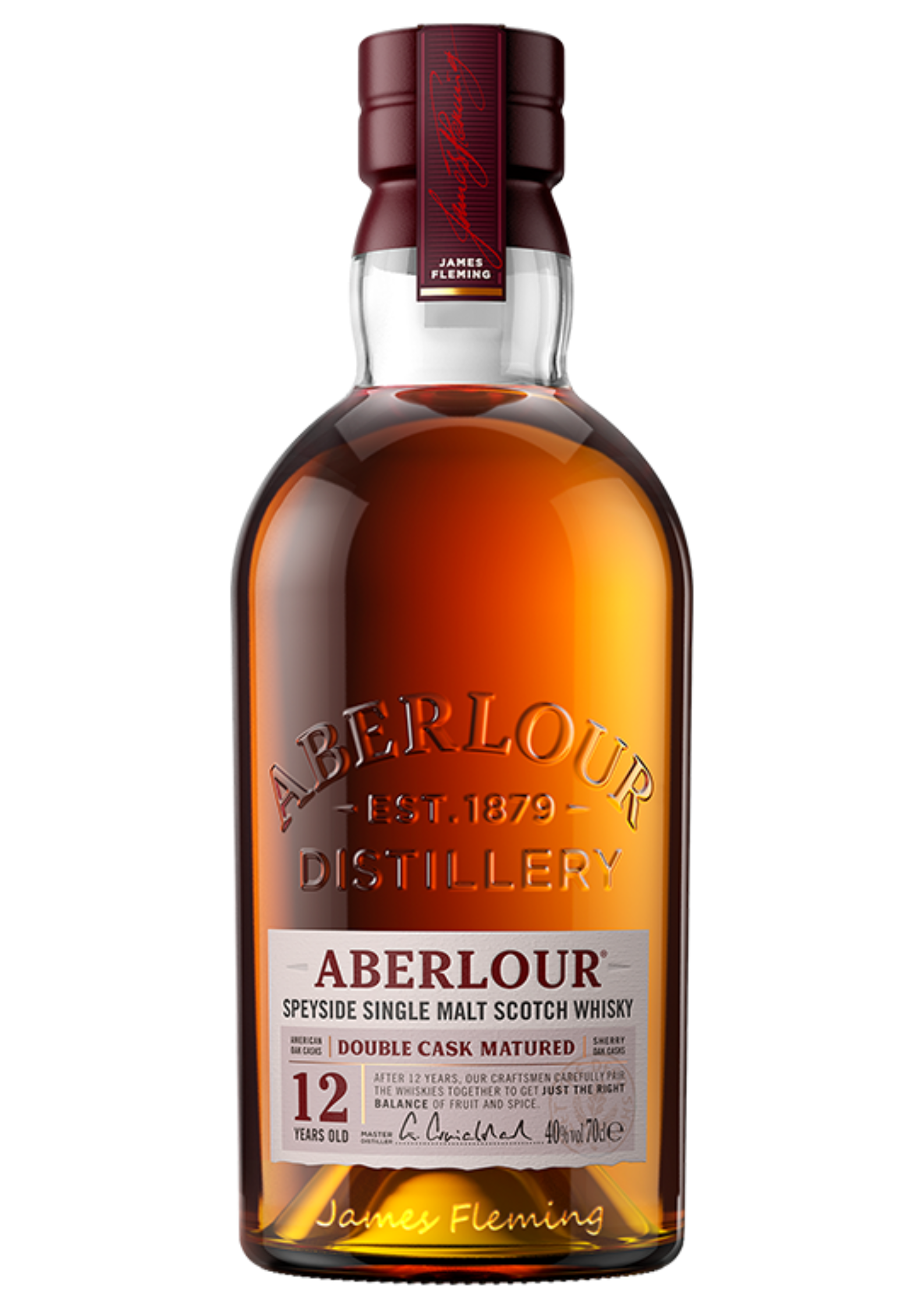 Bottle of Aberlour 12-Year-Old Single Malt Scotch Whisky, 40% - The Spirits Room