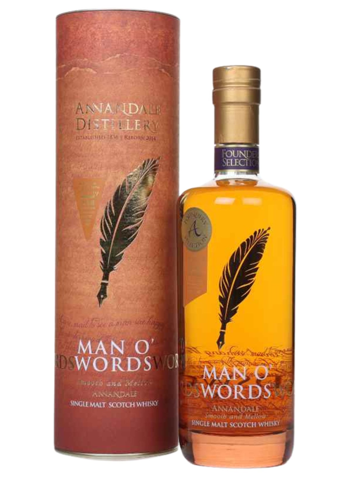 Annandale 2017 &#39;Man O&#39;Words&#39; Founders Selection, STR Cask #306, Lowland Single Malt Scotch Whisky, 60.1%
