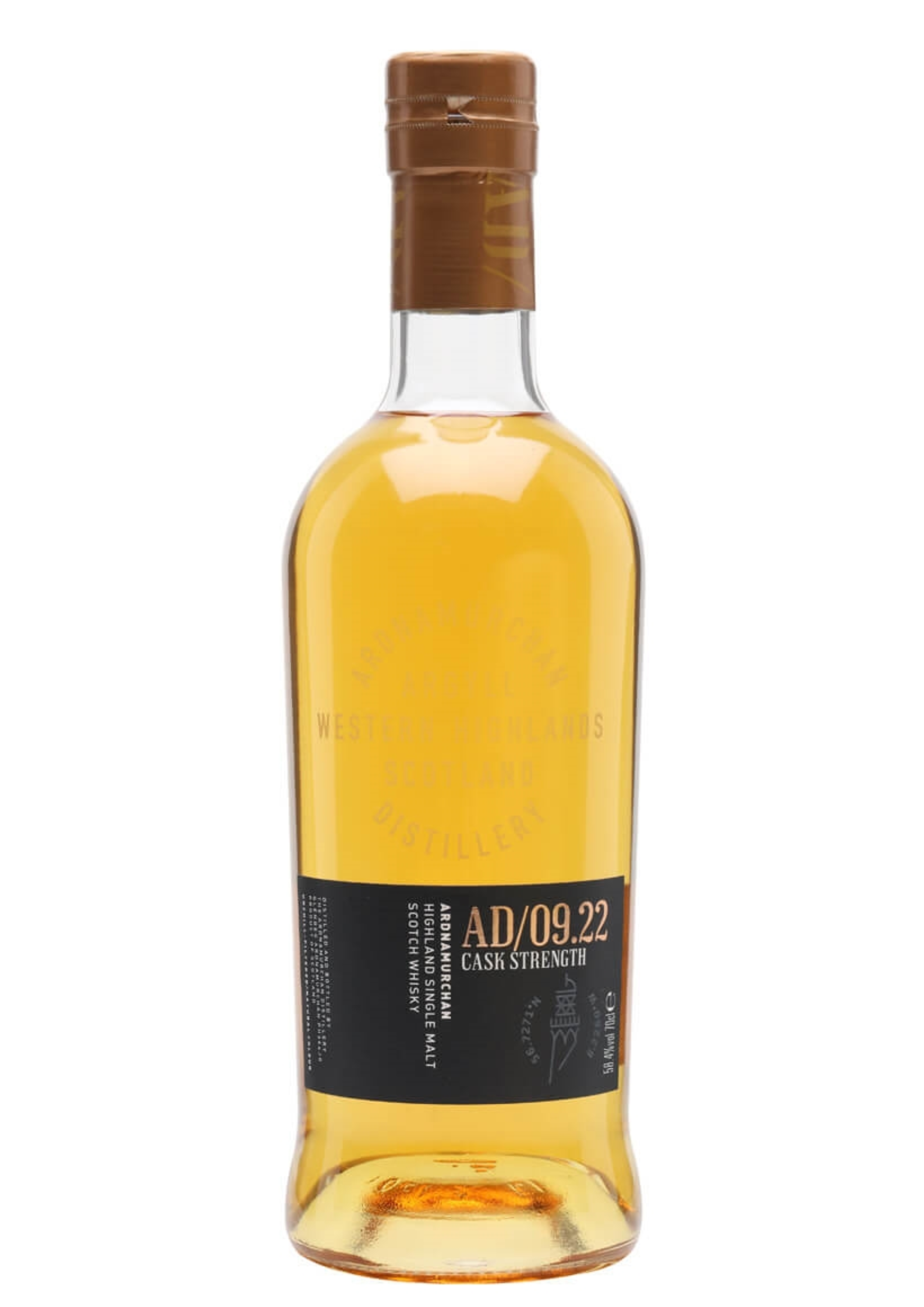 Bottle of Ardnamurchan AD/09.22 Cask Strength Single Malt Whisky, 58.4% - The Spirits Room