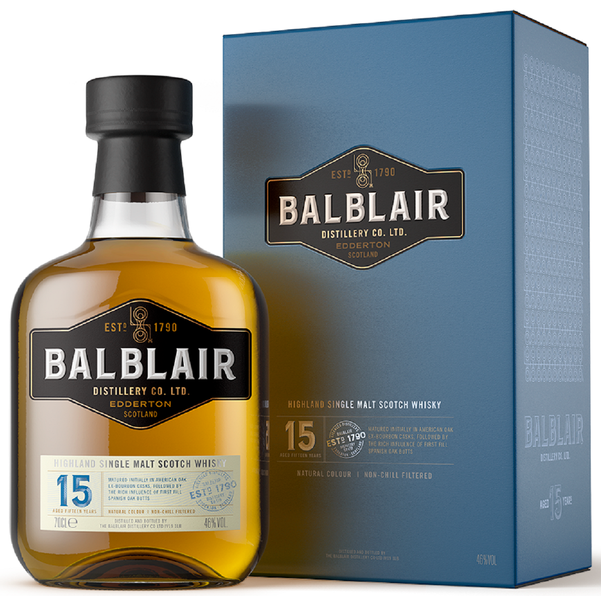 Bottle of Balblair 15-Year-Old Single Malt Whisky, 46% - The Spirits Room