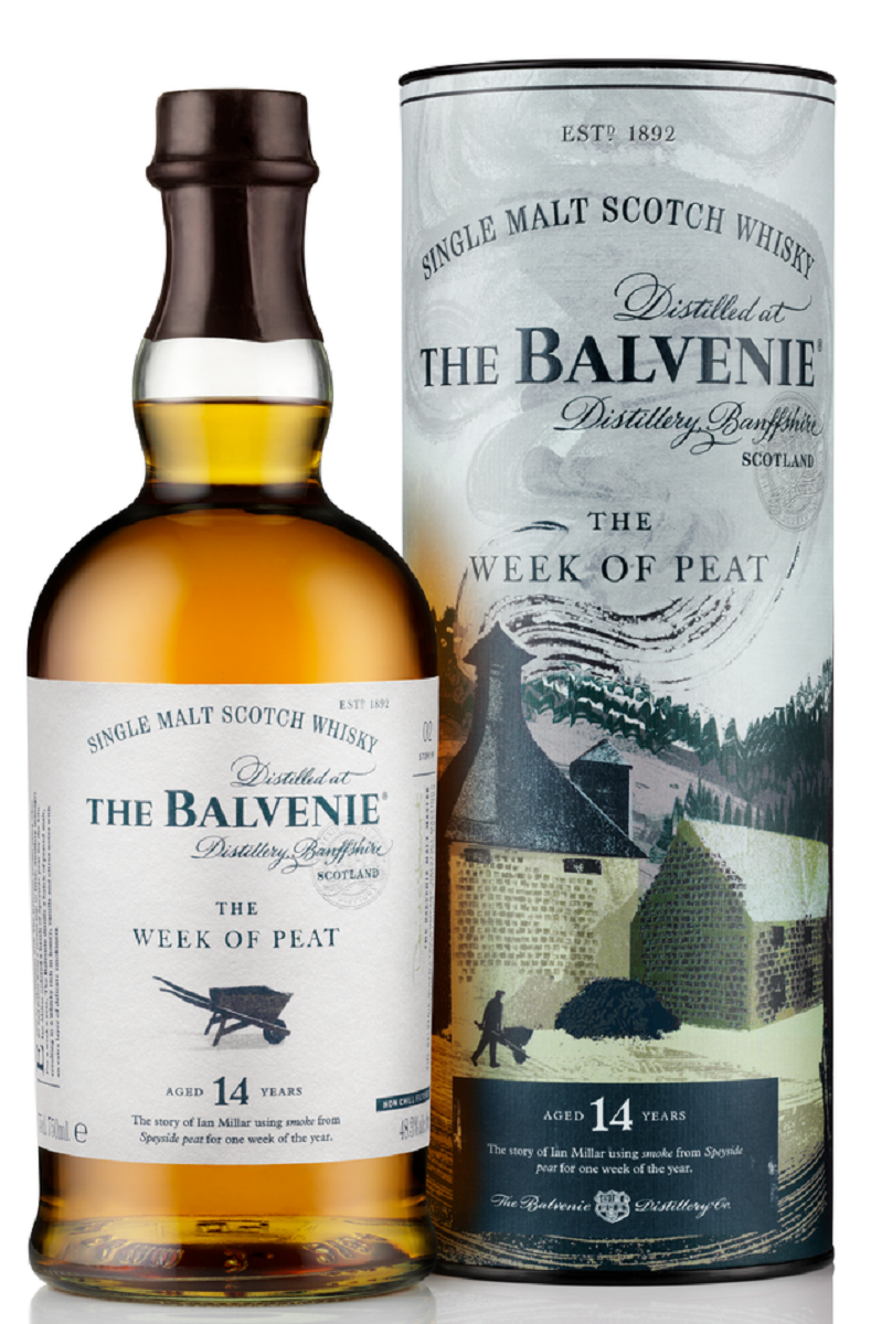 Bottle of The Balvenie Stories 'The Week of Peat' 14-Year-Old Single Malt Scotch Whisky, 48.3% - The Spirits Room