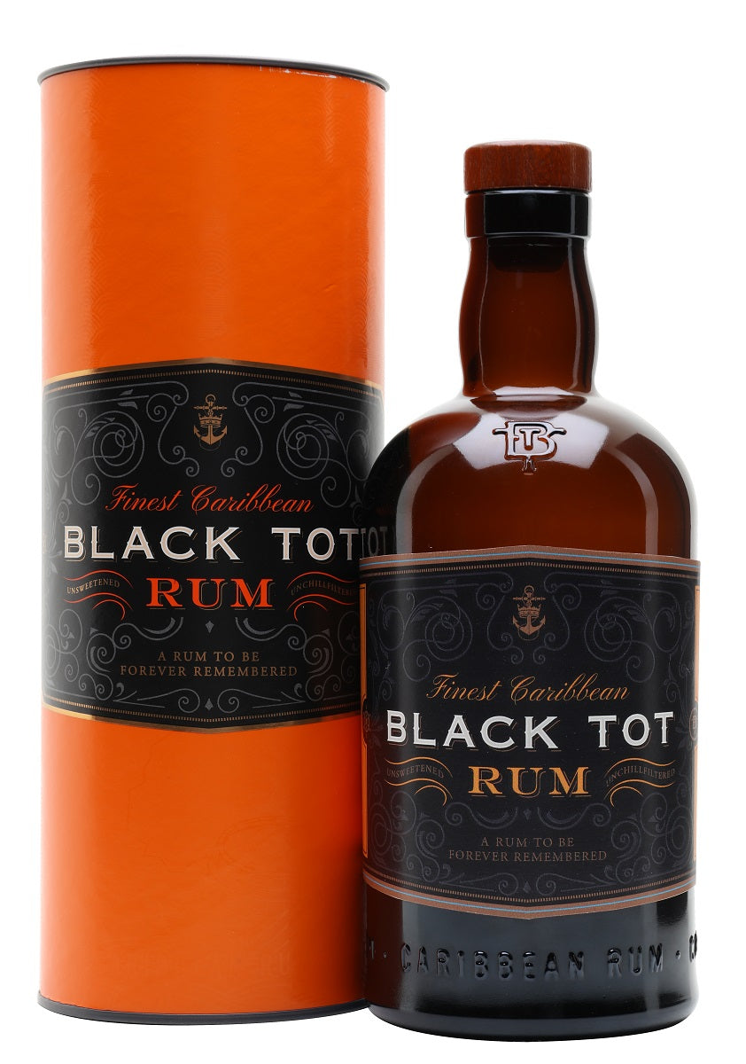 Bottle of Black Tot Finest Caribbean Rum, 46.2% - The Spirits Room