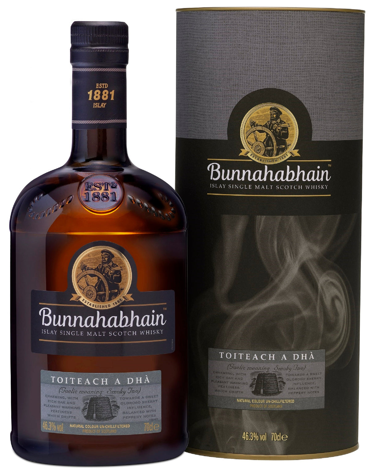 Bottle of Bunnahabhain Toiteach a Dhà Islay Single Malt Scotch Whisky, 46.3% - The Spirits Room
