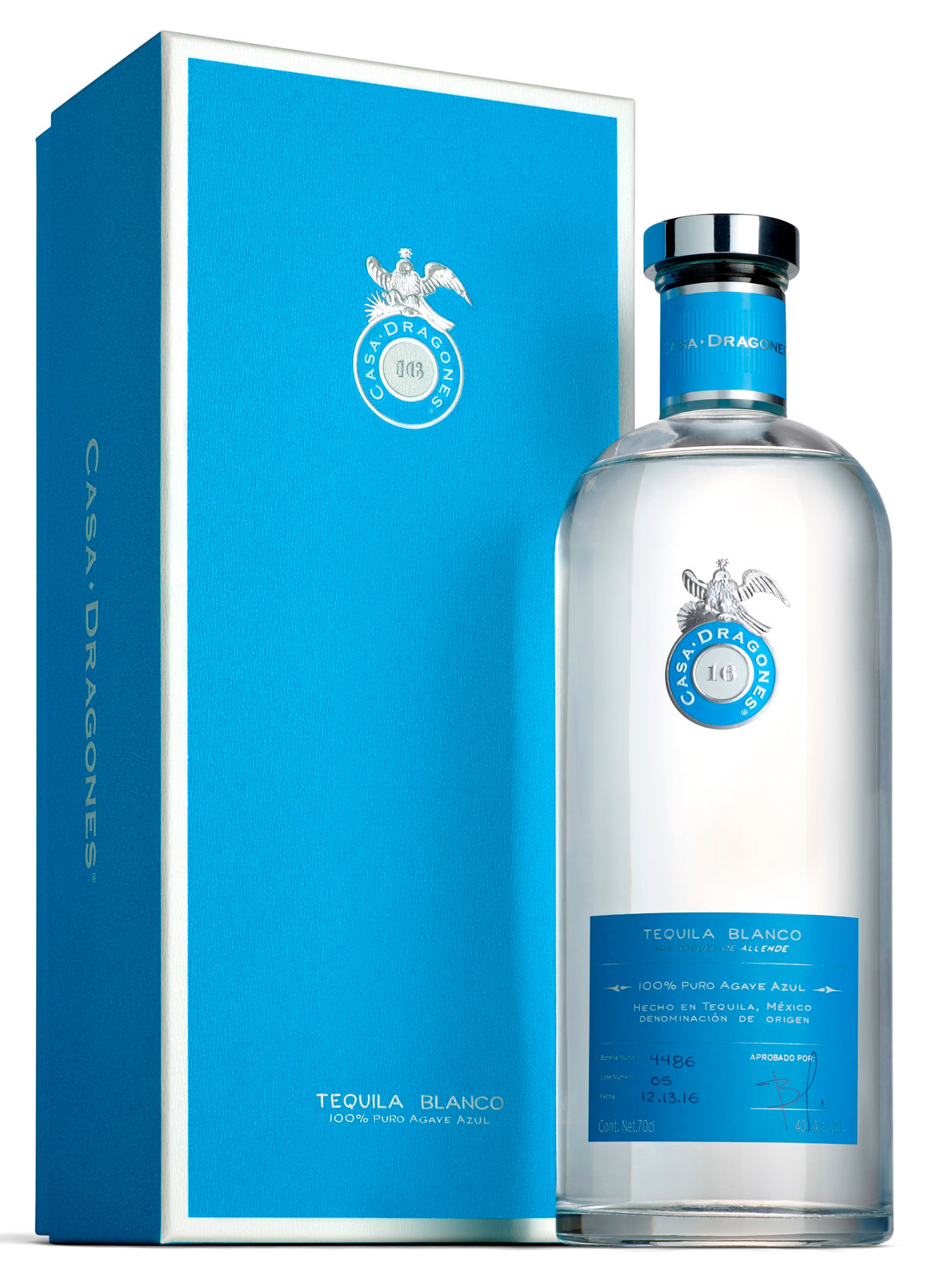 Bottle of Casa Dragones Tequila Blanco, 40% - The Spirits Room