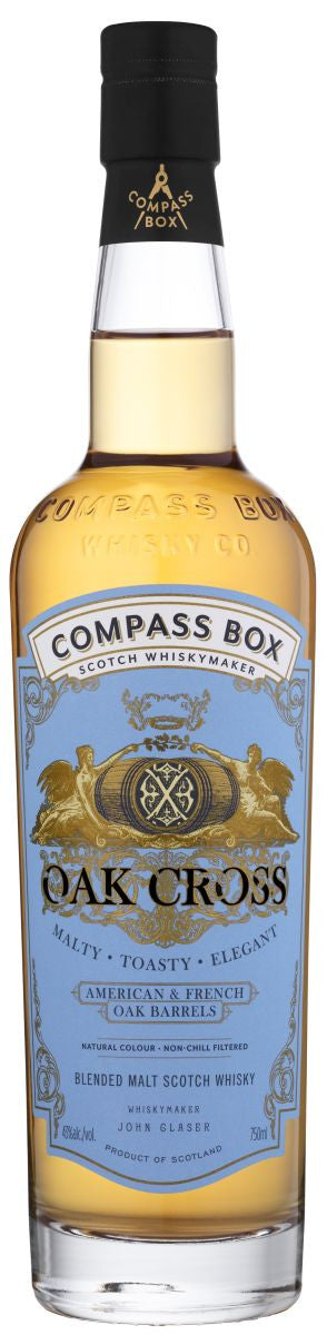 Bottle of Compass Box Oak Cross, 43% - The Spirits Room