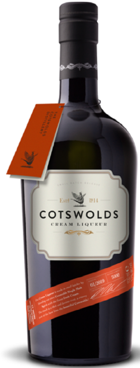 Bottle of Cotswold Cream Liqueur, 17% - The Spirits Room