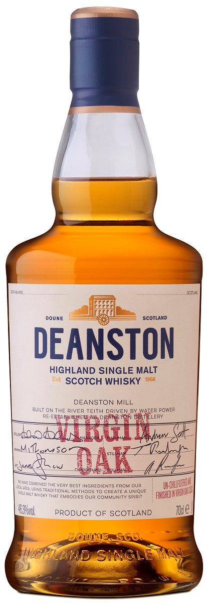Bottle of Deanston Virgin Oak Highland Single Malt Scotch Whisky, 46.3% - The Spirits Room