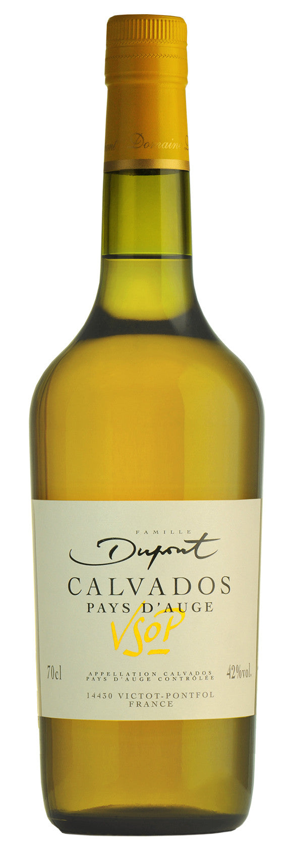 Bottle of Famille Dupont Calvados VSOP, Pays d'Auge, 42% - The Spirits Room