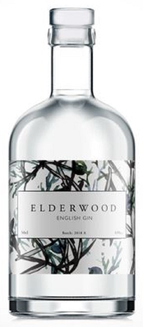 Bottle of Elderwood Gin, 43% - The Spirits Room