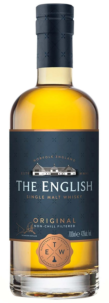 Bottle of The English 'Original' Single Malt Whisky, 43% - The Spirits Room
