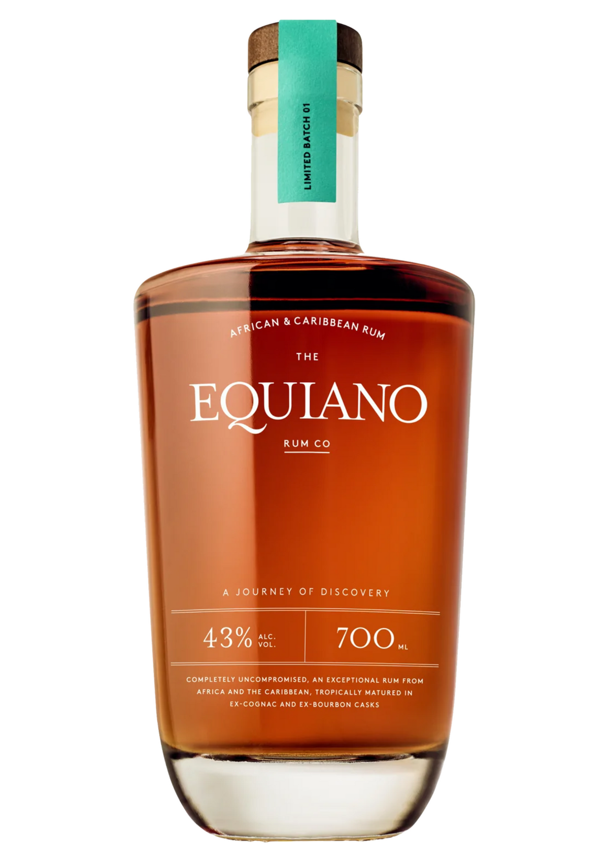 Bottle of Equiano Afro-Caribbean Rum, 43% - The Spirits Room