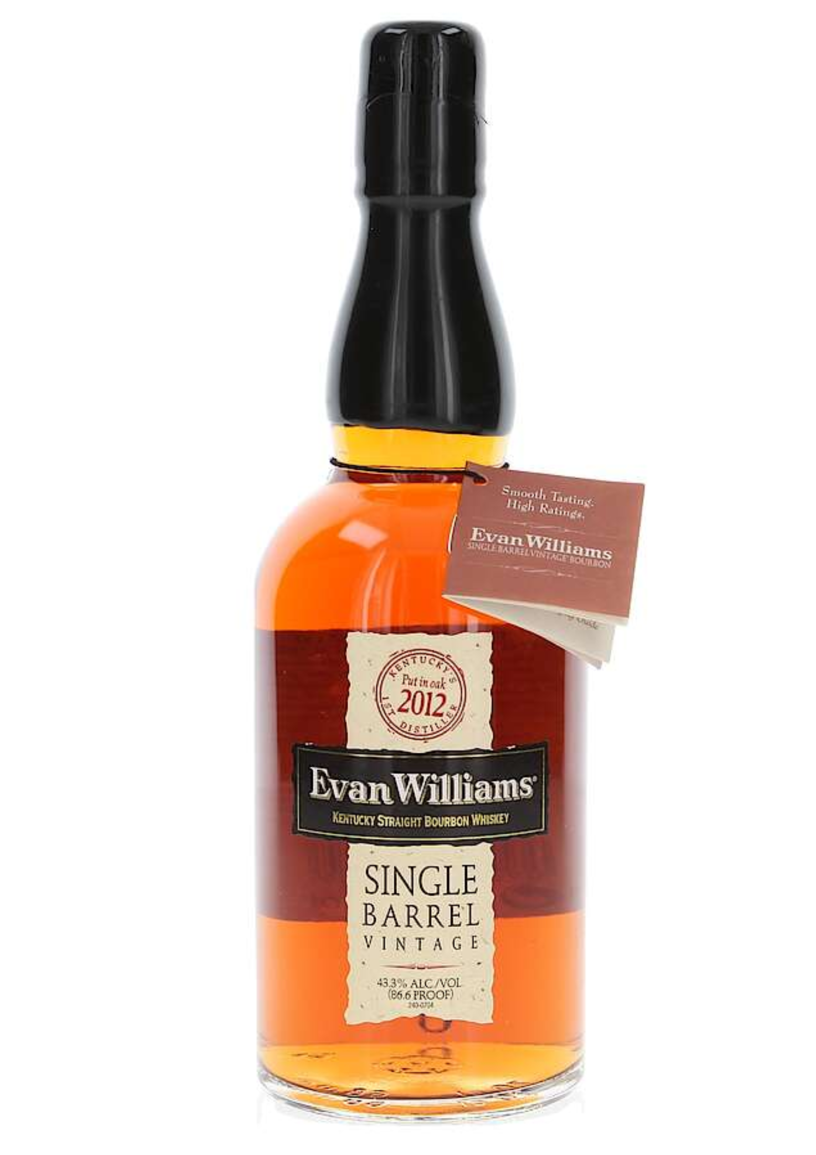 Bottle of Evan Williams Single Barrel Vintage, Kentucky Straight Bourbon, 43.1% - The Spirits Room