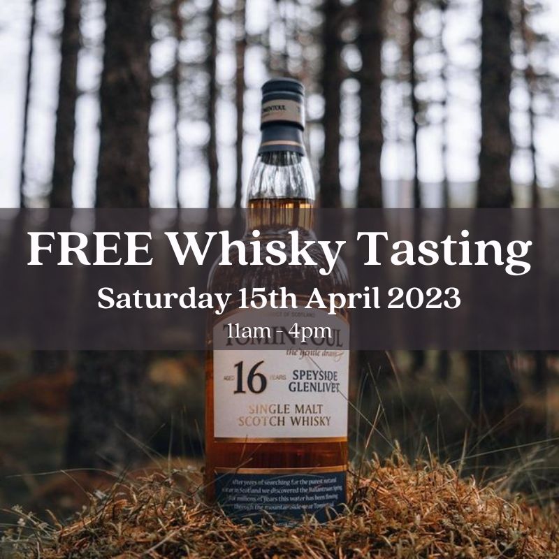 Barrel-Top Whisky Tasting with Tomintoul &amp; Glencadam - Saturday 15th April