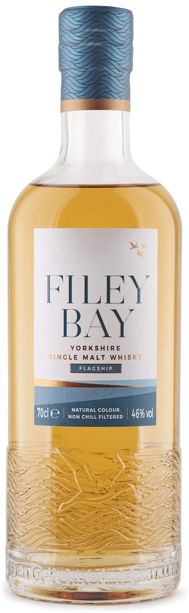 Bottle of Filey Bay Flagship Yorkshire Single Malt Whisky, 46% - The Spirits Room