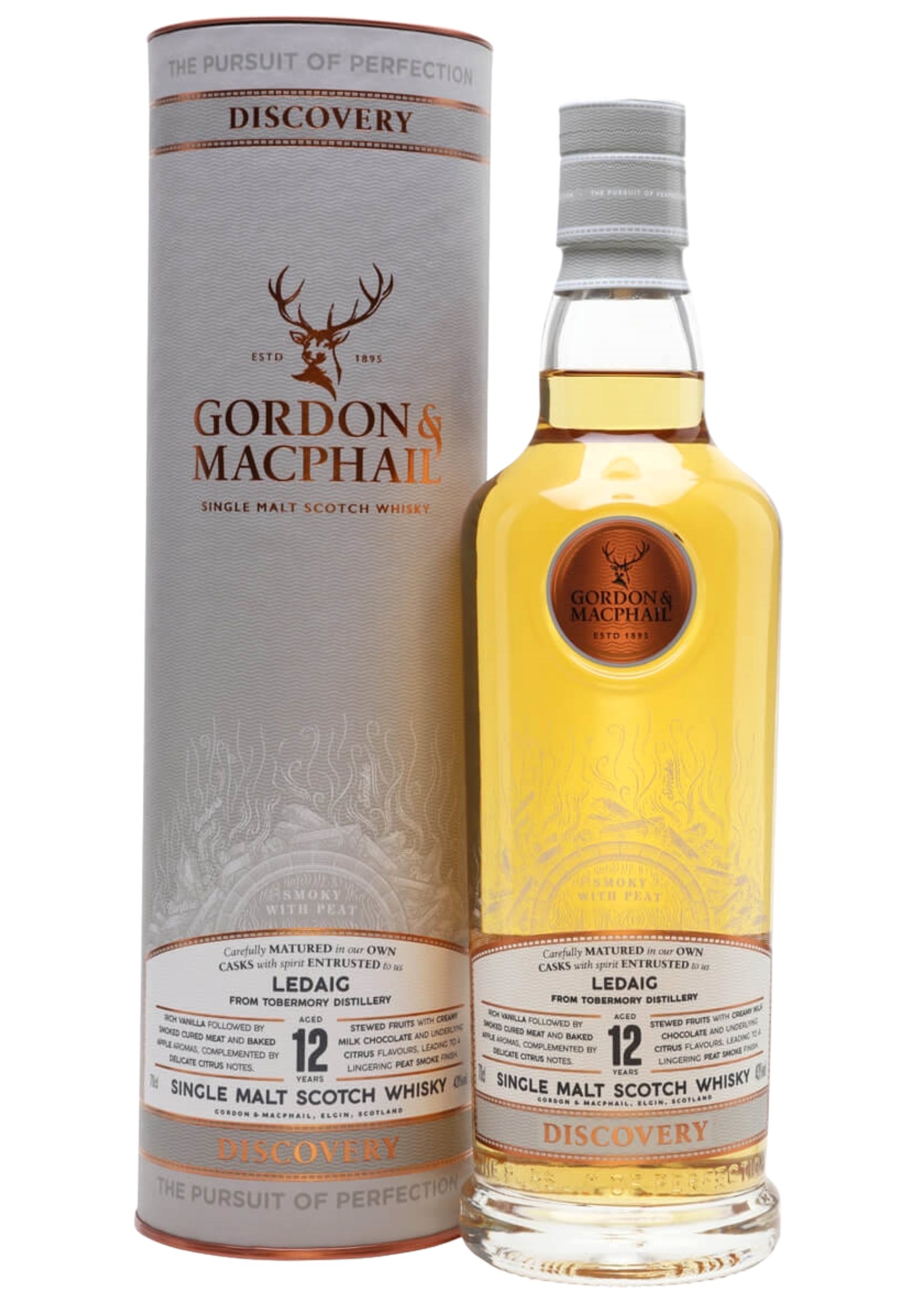 Bottle of Ledaig 12-Year-Old, G&M Discovery Labels, 43% - The Spirits Room