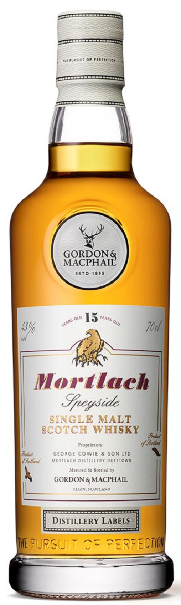 Bottle of Mortlach 15-Year-Old, Gordon & MacPhail Distillery Label, Single Malt Scotch Whisky, 43% - The Spirits Room