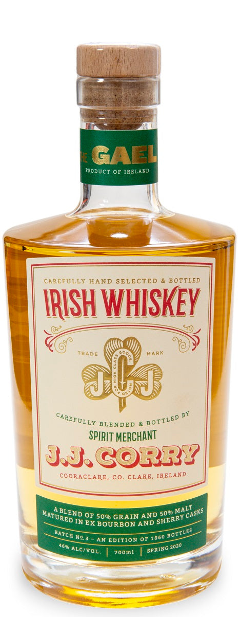Bottle of J.J. Corry The Gael, Blended Irish Whiskey, 46% - The Spirits Room