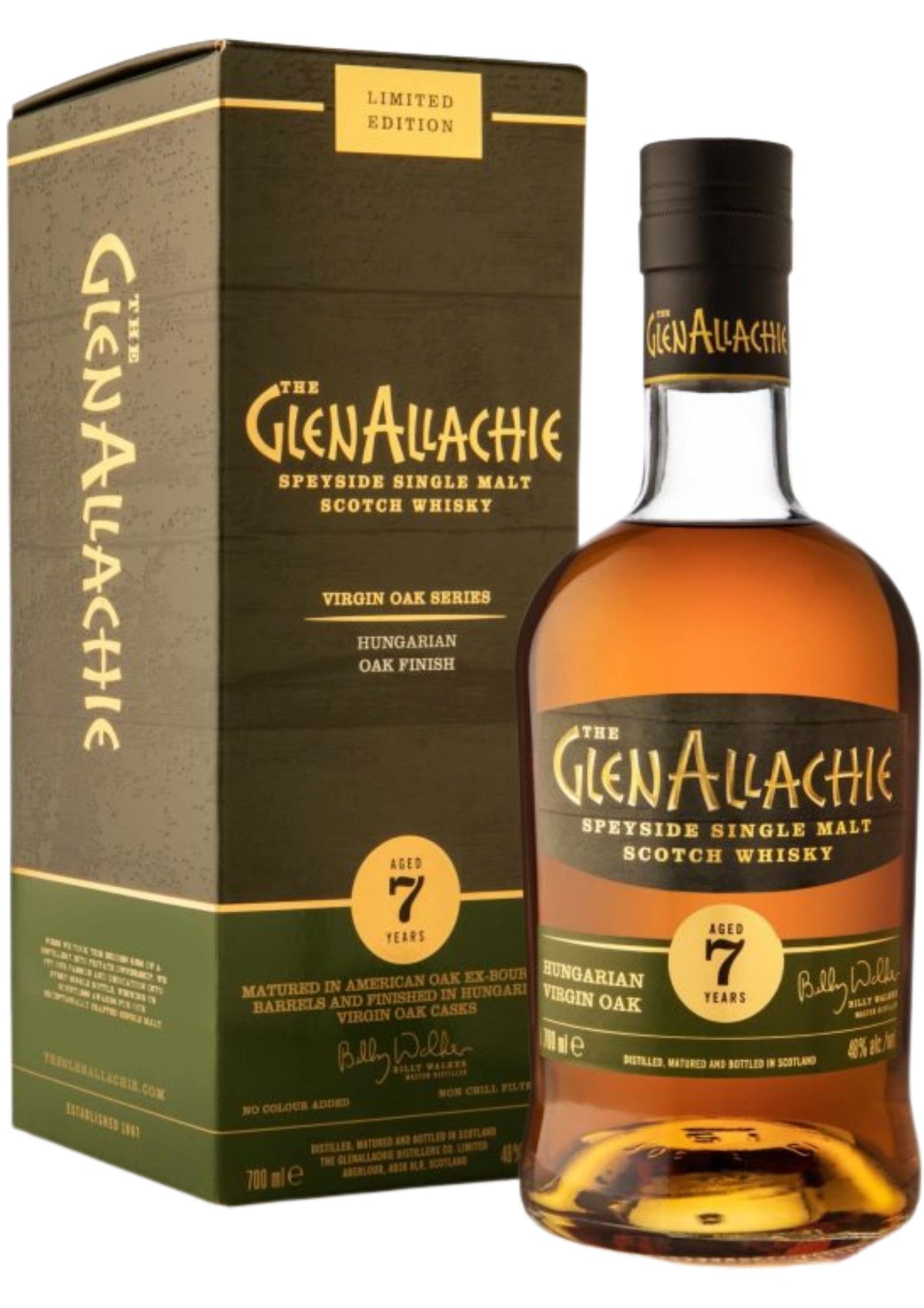 The GlenAllachie 7-Year-Old Virgin Hungarian Oak, Batch 3, Speyside Single Malt Whisky, 48%