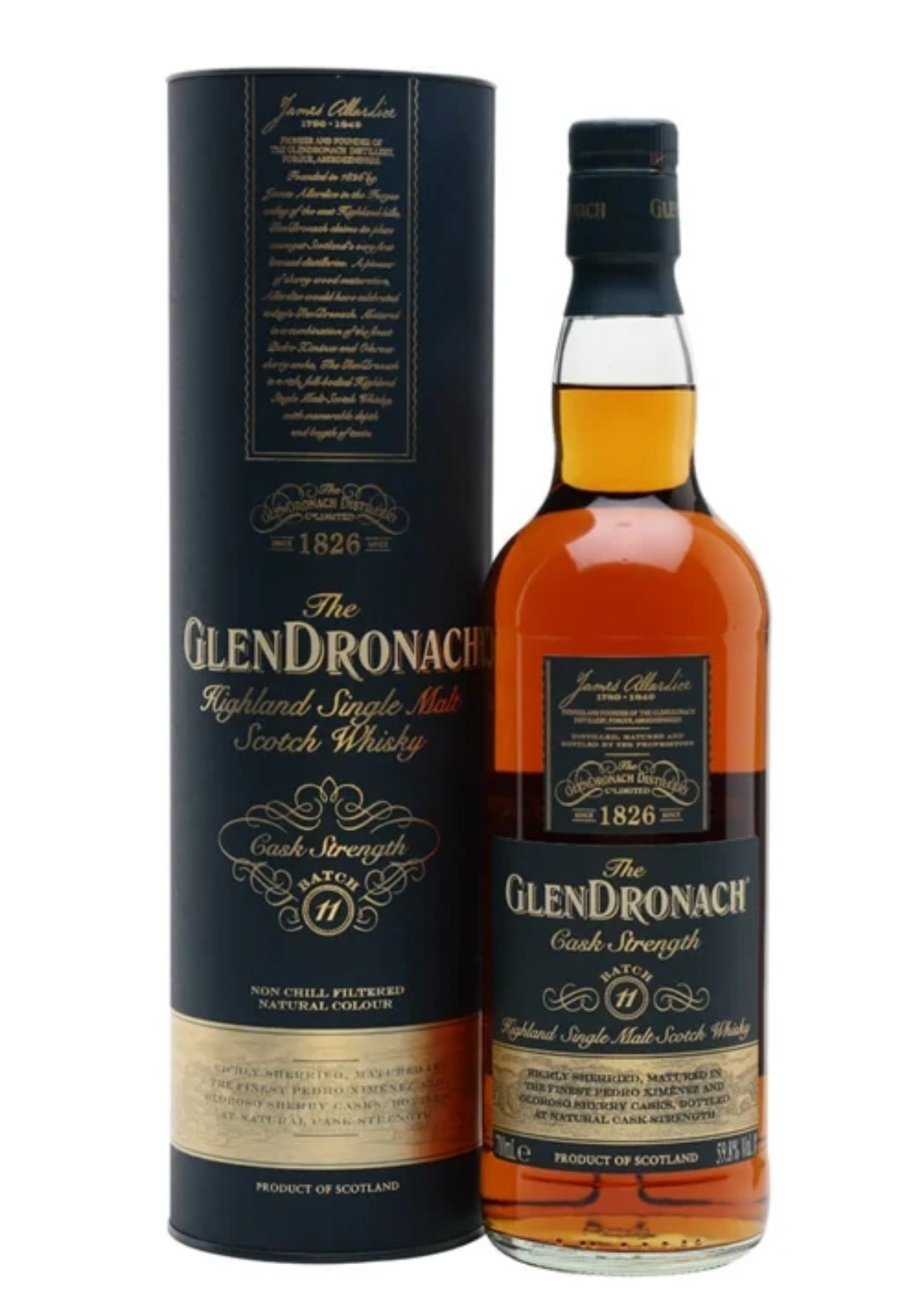 GlenDronach Cask Strength Batch 11, Single Malt Scotch Whisky, 59.8%
