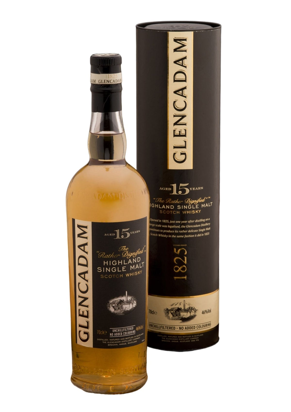Glencadam 15-Year-Old Highland Single Malt Scotch Whisky, 46%