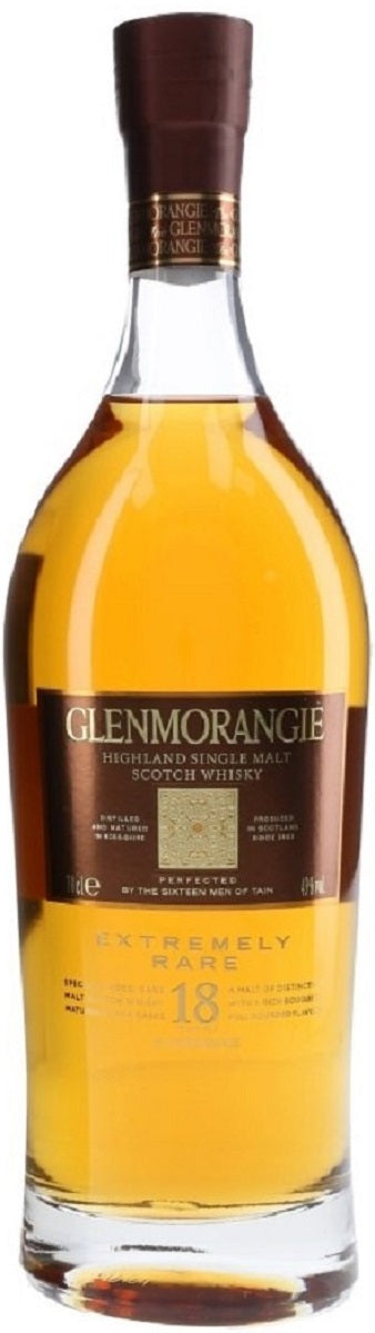 Bottle of Glenmorangie 18-Year-Old Extremely Rare, Single Malt Scotch Whisky, 43% - The Spirits Room