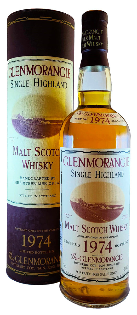 Bottle of Glenmorangie 1974, Limited Edition, Single Malt Scotch Whisky, 40% - The Spirits Room