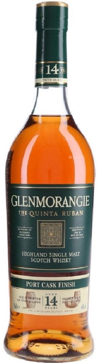 Bottle of Glenmorangie 14-Year-Old Quinta Ruban, Single Malt Scotch Whisky, 46% - The Spirits Room