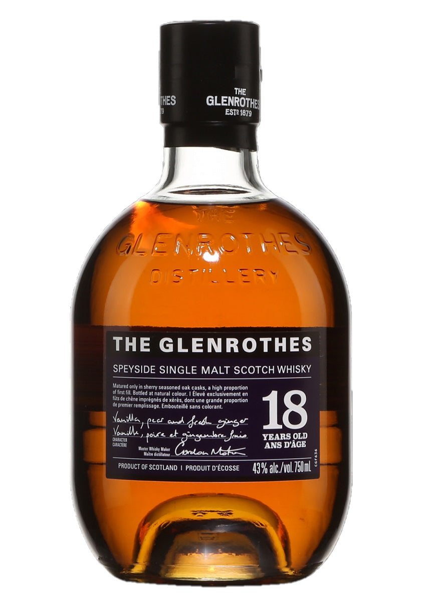 Bottle of Glenrothes 18-Year-Old Speyside Single Malt Scotch Whisky, 43% - The Spirits Room