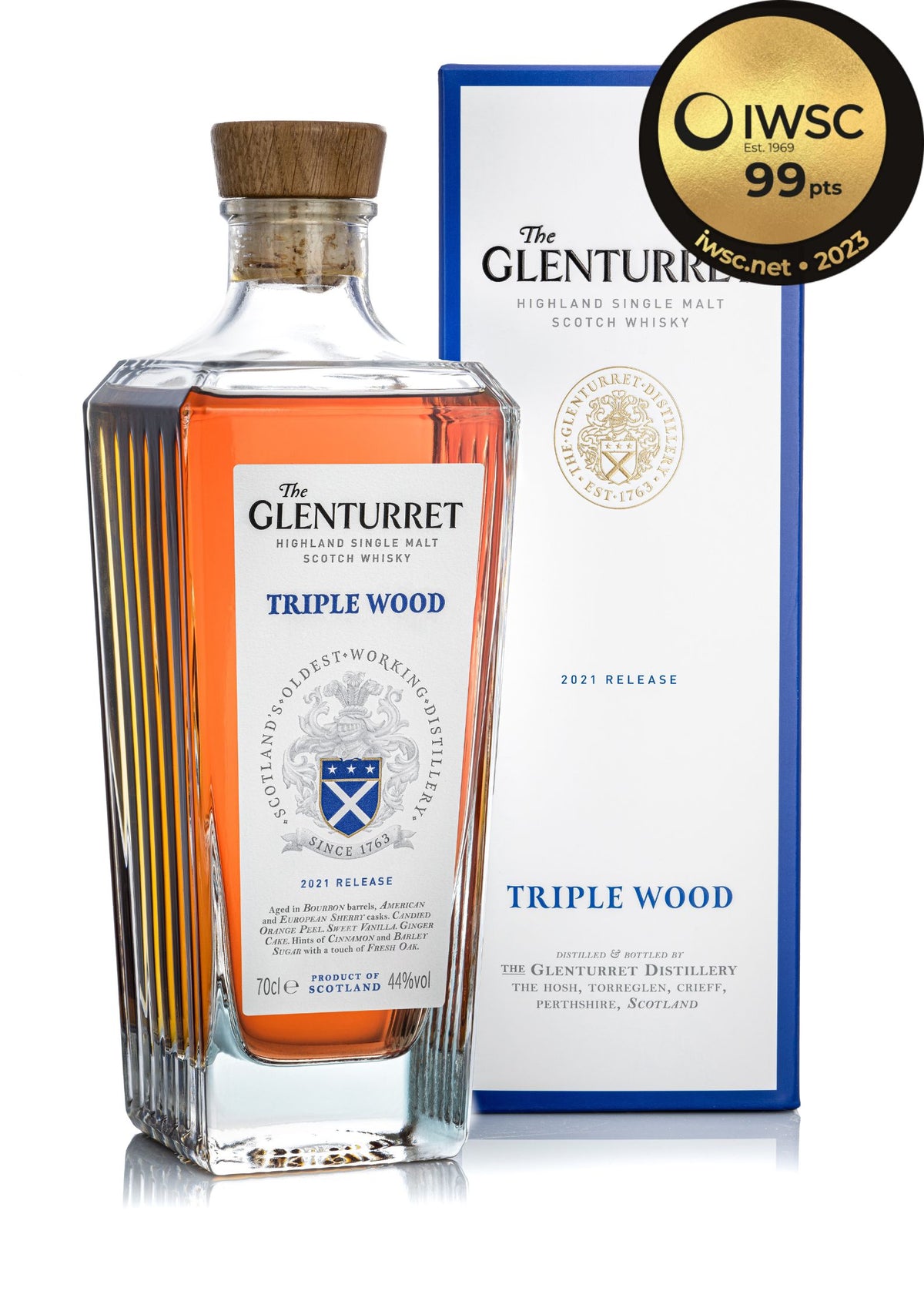 The Glenturret Triple Wood, Highland Single Malt Whisky, 44%
