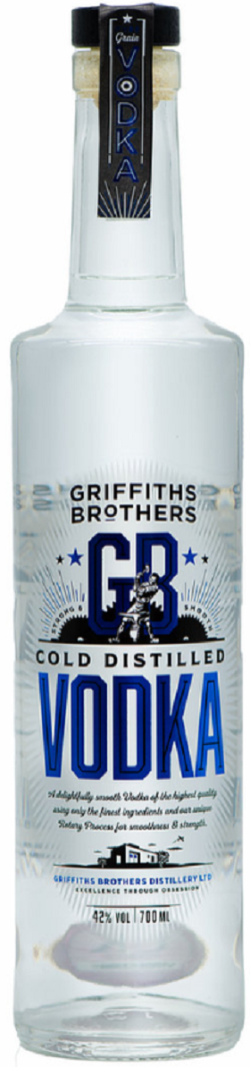 Bottle of Griffith Bros. Vodka, 42% - The Spirits Room