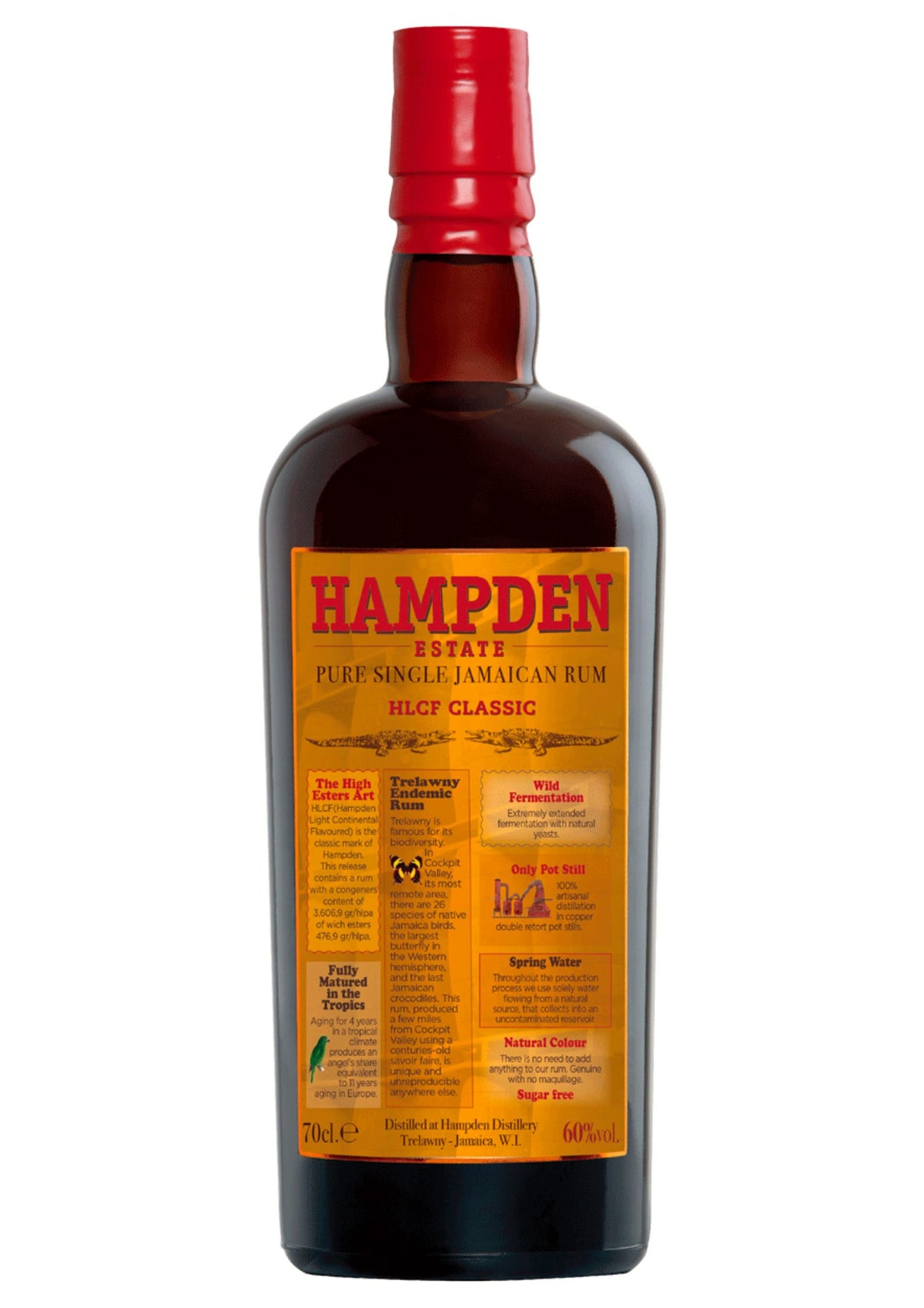 Hampden Estate HLCF Classic Rum, Jamaica, 60%