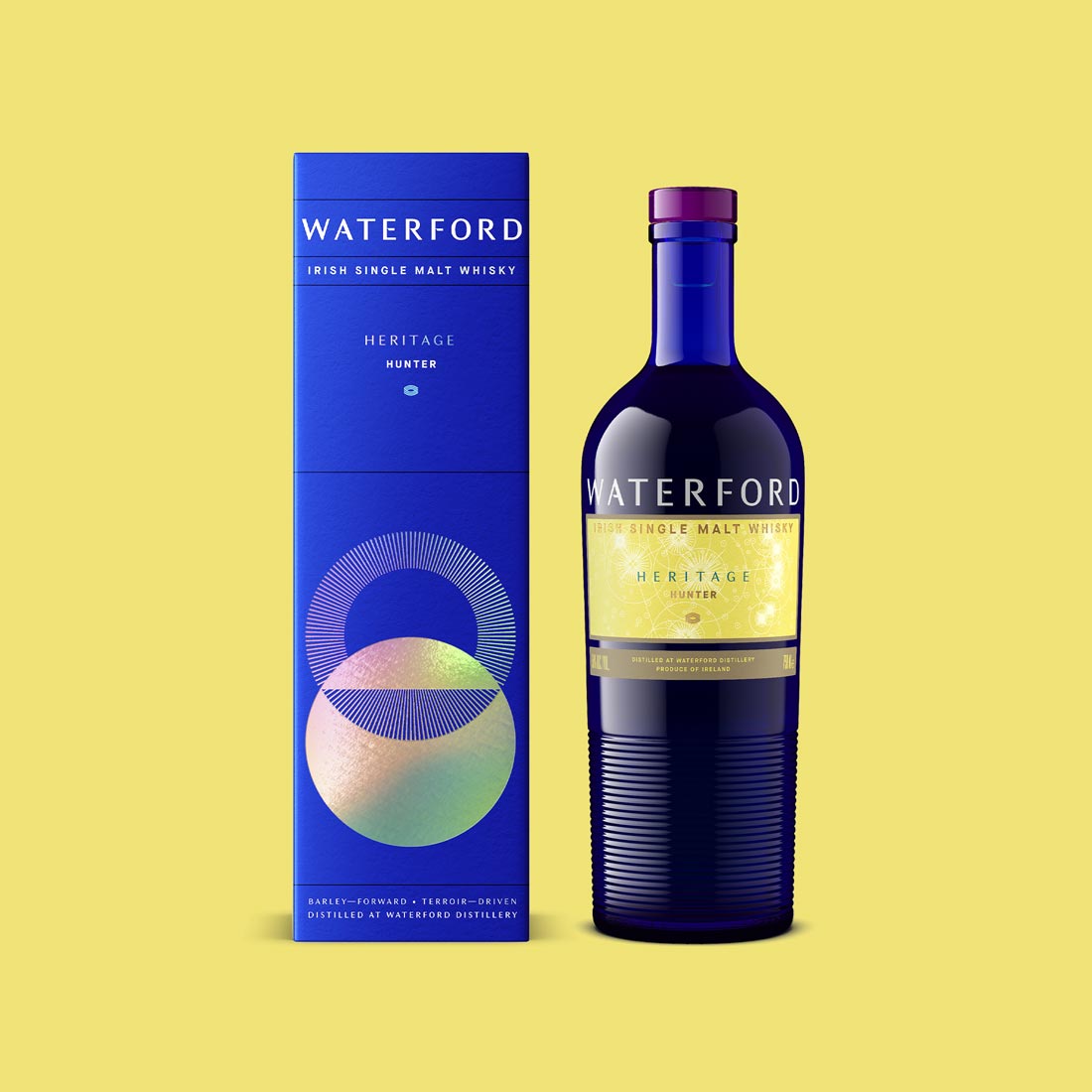 Bottle of Waterford Heritage Hunter 1.1 Whisky